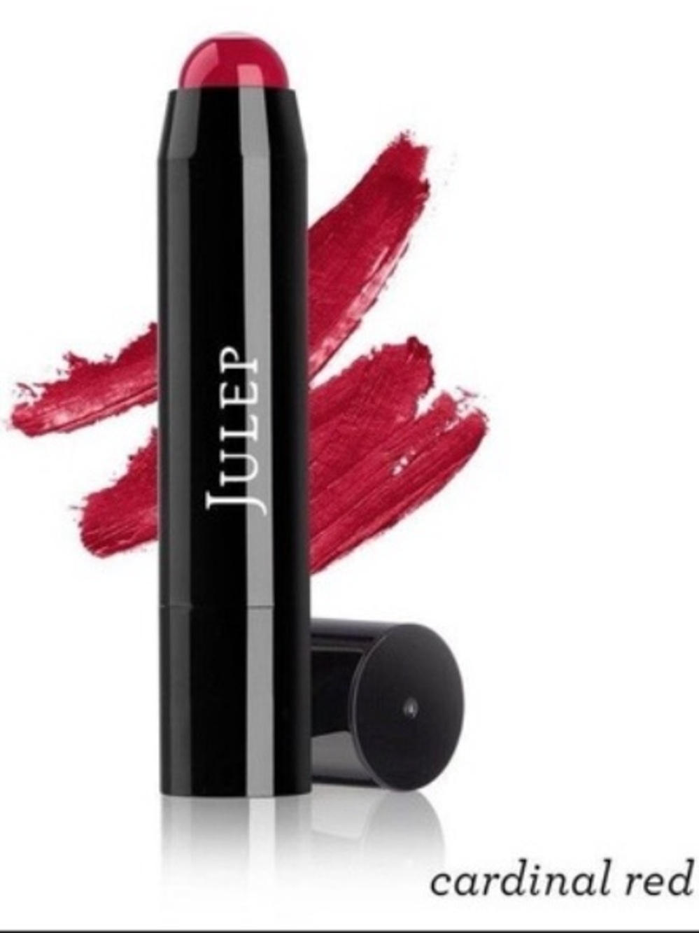 Julep It's Balm CARDINAL RED Plush Pout Full-Coverage Lip Crayon
